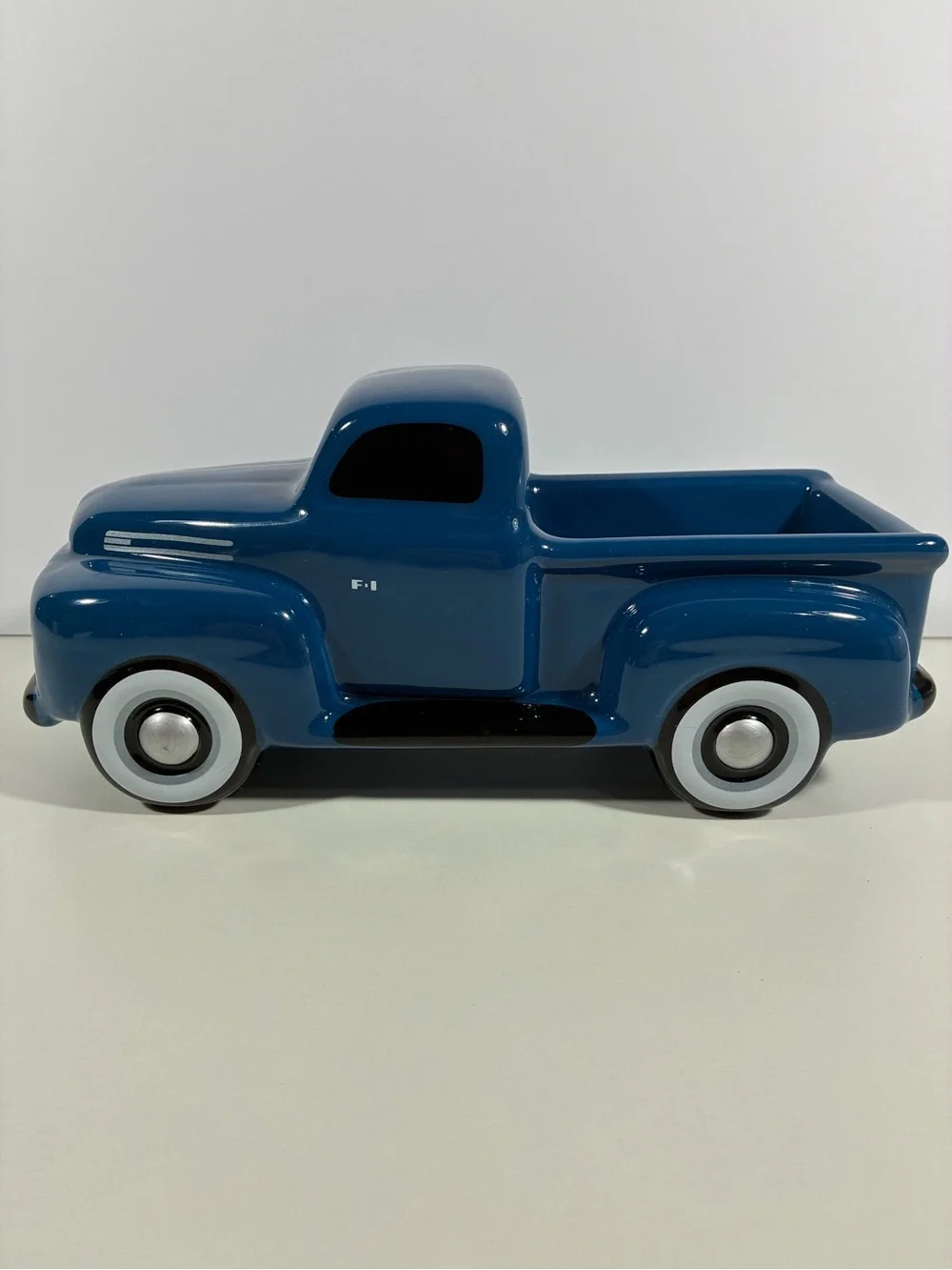 Official Licensed Blue 1948 Ford F-1 Ceramic Pickup Truck Teleflora Fathers Day